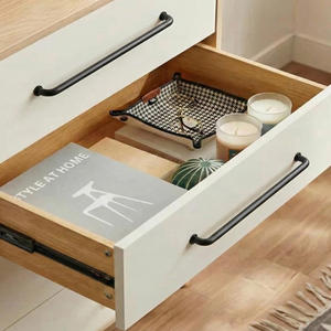 Servicio ODM: Tirador de arco minimalista de aleación de zinc para muebles de cocina y baño, herrajes para cajones - Product Image 6