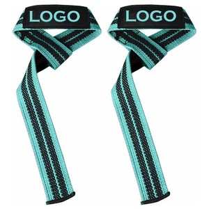 GAF Customized Cotton Gym Lifting Straps Anti-Slip Fitted Closure Weight Lifting Wrist Wraps Padded Design Custom Logo Option - Product Image 1