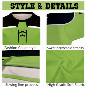 Maillot de hockey sur glace personnalisé par sublimation, fabricant OEM, grossiste, fournisseur en gros - Product Image 6