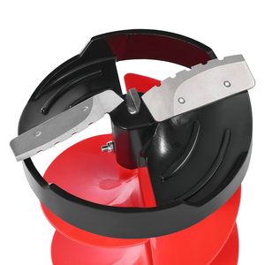 Trapano Elettrico Senza Fili per Pesca sul Ghiaccio, Diametro 8 Pollici, Lunghezza 41 Pollici, Punta in Nylon, Asta di Prolunga 13,4 Pollici e Adattatore per Trapano - Product Image 3