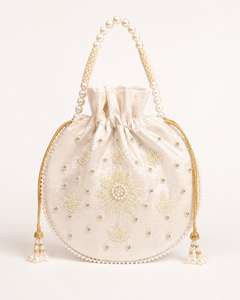 Bolsos Potli Bordados con Cuentas al por Mayor para Mujer, con Diseño Étnico Hecho a Mano, para Boutiques, Recuerdos de Boda, Regalos de Agradecimiento - Product Image 6
