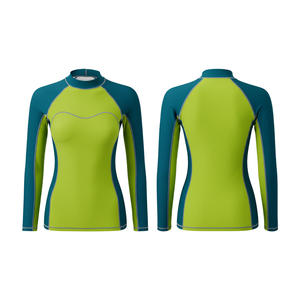 Tops Gym Tight Wear Custom Printed Logo Women Rash Guard Quick Dry UV Protection <b>Compression</b> <b>Shirt</b> for Surf Swim - Product Image 4