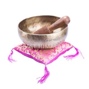 Bol chantant tibétain, instrument de méditation pour l'esprit et le corps, pour la relaxation, la connexion spirituelle et les séances de respiration concentrée - Product Image 1