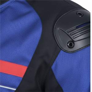 เสื้อแจ็คเก็ตมอเตอร์ไซค์ผู้ชาย ระบายอากาศได้ดี กันน้ำ มีซับใน ปิดด้วยซิป แบบคลาสสิก ผลิตจากโพลีเอสเตอร์/คอตตอน คอร์ดูร่า - Product Image 6