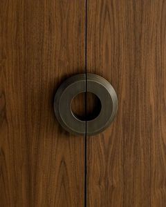 Traditional Metal Round Cabinet Handle with Knurled Design for <b>Wardrobe</b> & Cabinet <b>Hardware</b>-Durable Easy Installation - Product Image 1