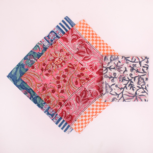 Summer <b>Accessories</b> Bandana Headwrap Scarf Cotton Block Printed Hiking Square Wrist Tie For Unisex Pets Neckerchief - Product Image 2