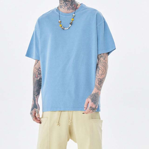 T-shirt Homme Oversize Vintage Délavé 220 g/m² 100% Coton Personnalisable avec Logo Service ODM/OEM Manches Courtes - Product Image 4