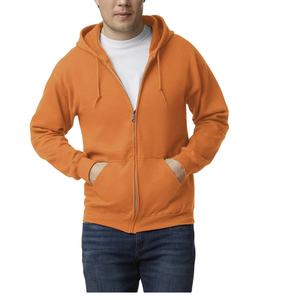PLAIN BLANK ADULT FLEECE ZIP HOODIE SWEATSHIRT CUSTOM LOGO NEW ARRIVAL WHOLESALE BANGLADESH FULL ZIP MENS HOODED <b>JACKET</b> - Product Image 1