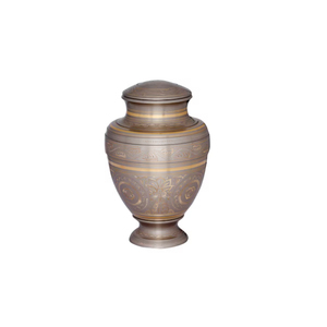 Beautifully Yellow Curved Shape Handcrafted <b>Large</b> <b>Urn</b> for Human Ashes Adult - Beautiful Memorial Cremation <b>Urns</b> Adult Ashes - Product Image 4