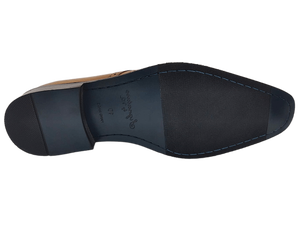 Mocasines de Hombre de Cuero Genuino con Punta Puntiaguda, Suela de Goma Antideslizante, para Todas las Temporadas, Color Sólido - Product Image 1
