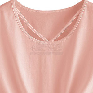 T-shirt court à manches courtes pour femme, léger, tendance été, en vente en ligne - Product Image 5