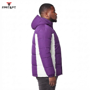 Chaqueta de Plumón Personalizada con Cuello Alto, Cortavientos, para Exteriores, Tallas Grandes, de Alta Calidad para Hombre - Product Image 6