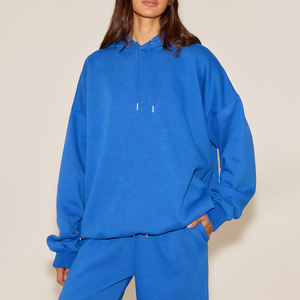 Hoodies surdimensionnés pour femmes fabriqués en usine à prix avantageux pour la vente en ligne, de la meilleure qualité, en coton. - Product Image 2