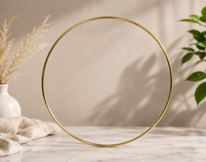 Offre Spéciale : Grands cercles métalliques en fer pour attrape-rêves DIY, couronnes florales, décorations de mariage, artisanat et abat-jour (ensembles d'anneaux) - Product Image 2