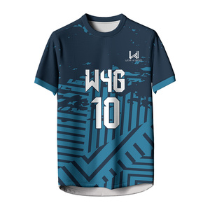 Custom Personalized Breathable Anti Bacterial Men's Soccer Jerseys Half Sleeve Custom Team Names & Numbers 100% Polyester Jersey - Product Image 5