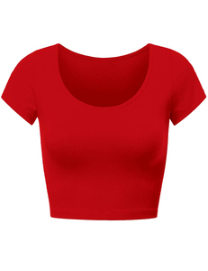 Camiseta Corta para Mujer, Ropa Informal Relajada, Diseñada para Actividades Cotidianas con Estilo, Camiseta Corta para Mujer - Product Image 5