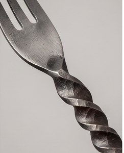<b>Vintage</b> Metal Flatware Set With Twisted Handles Matte Finish <b>Cutlery</b> For Wedding Use And Tabletop Use - Product Image 3