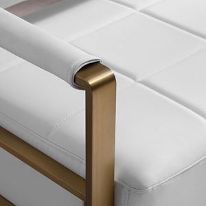 Divano Moderno a 2 Posti da 147 cm, Ideale per Spazi Piccoli, Arredo per Soggiorno, Rivestimento in Ecopelle Sintetica - Product Image 5