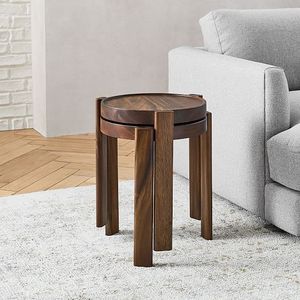 Table d'appoint en bois de qualité supérieure, meuble contemporain avec une belle finition en grain de bois pour les espaces intérieurs résidentiels - Product Image 1