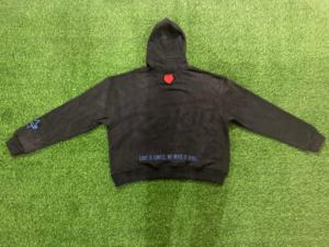 Sweat à capuche unisexe brodé lavé à l'acide 100% coton lourd hiver French Terry vente en gros raisonnable sweats à capuche pour hommes - Product Image 3