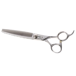 BF-7046 OEM 개 미용 숱이 가위 7 인치 하이 퀄리티 애완 동물 가위 세트 일본 <span class=keywords><strong>440C</strong></span> 강철 개 가위 이빨 가위 Yonghe - Product Image 1