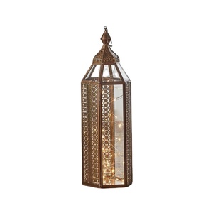 Celebración festiva Decoración islámica para el hogar Linterna marroquí Soporte de luz decorativo moderno Linterna marroquí al mejor precio - Product Image 1