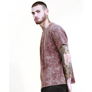 T-shirts personnalisés délavés à l'acide par le fabricant, haute qualité, grammage lourd 230 grammes, effet vieilli, à personnaliser - Product Image 3