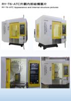 Machine de fraisage CNC verticale 4 axes de haute précision RY-T5 BT30, traitement des métaux de haute précision, perçage, gravure, commande Syntec