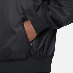 Men's Black Polyester Hooded Windproof Zipper Closure Casual Regular Fit Autumn wear <b>Coach</b> Jacket Is Available For Online Sale - Product Image 2