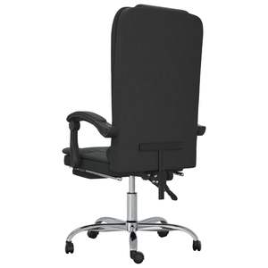 Silla de Oficina de Metal con Terciopelo Negro y Función de Masaje, Asiento de Madera Contrachapada Mediana, Elegante y Cómodo para el Espacio de Trabajo - Product Image 5