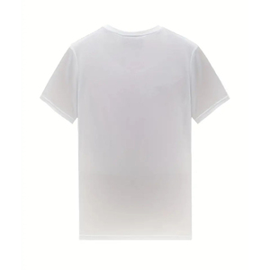 Camiseta Blanca de Manga Corta con Cuello Redondo y Diseño de Cabeza de León con Pedrería para Hombre, Estilo Casual, Corte Regular - Product Image 2