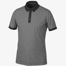 Chemise de golf vintage pour homme, 100 % coton, col brodé, manches courtes, anti-plis, imprimée, style américain - Product Image 4