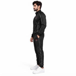 Ensemble de survêtement pour homme, design respirant et confortable, idéal pour l'entraînement, vêtements de sport de haute qualité, veste et pantalon légers - Product Image 3