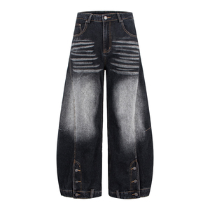 Women Barrel Leg <b>Jeans</b> Oversized denim Whisker Denim <b>Jeans</b> Ultra-<b>Soft</b> Breathable Eco-Friendly Premium Quality Fabric - Product Image 1
