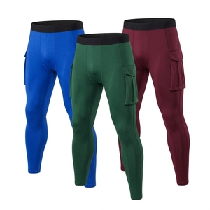 Leggings de Compresión para Hombre, Elásticos, de Secado Rápido, para Deportes, Running, Yoga, Entrenamiento, Fitness - Product Image 3