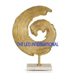 Sculpture Black Nickel Finished Creative Handcrafted Best Selling Aluminum Metal Pairs of Three Sets - Product Image 4