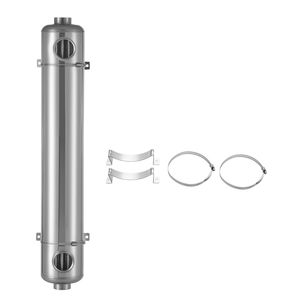 Échangeur de chaleur pour piscine 360K BTU en acier inoxydable 316L, chauffe-eau de piscine haute efficacité - Product Image 1
