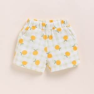 Premium Quality Organic <b>Muslin</b> Jabla Set Orange Printed <b>Baby</b> Clothing - Product Image 5