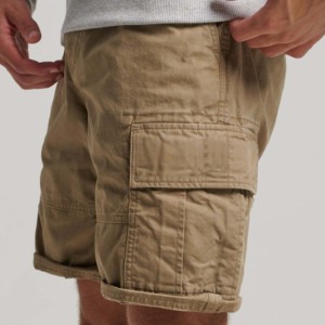 Shorts de Baño para Hombre, Estilo Urbano, Ecológicos, con Logotipo Frontal, Cintura Media, Cordón Ajustable, Secado Rápido, Casuales, con Bolsillos, 100% Algodón - Product Image 3