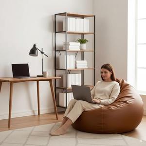 เก้าอี้บีนแบ็กหนังพรีเมียม - ของขวัญงานแต่งงานดิวาลี พร้อมโลโก้สั่งทำ ที่นั่งนุ่มสบายสำหรับห้องนั่งเล่น ห้องนอน สำนักงาน - Product Image 3