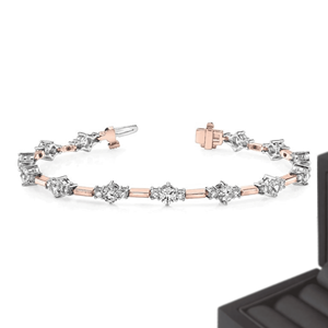 Bracelet jonc en moissanite, style diamant glacé, avec moissanite VVS, pour l'exportation en gros - Product Image 5