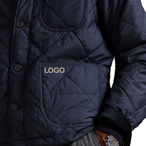 Premium Quilted <b>Utility</b> <b>Jacket</b> <b>Men</b> Heritage Field OEM Custom Americana Workwear Outdoor Outerwear Fashion - Product Image 6
