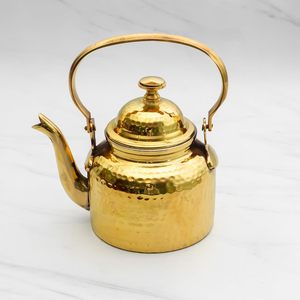 Premium Brass <b>Kettle</b> Tin Lined Antique Serveware Elegant <b>Tea</b> & Coffee Pot At Bulk Wholesale Export Price - Product Image 1