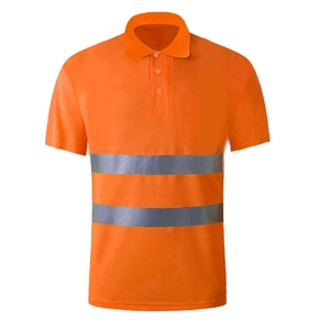 Camiseta Polo de Seguridad de Alta Visibilidad al por Mayor, Camiseta Polo Reflectante para Trabajo, Logotipo Personalizado, Tela Transpirable, Uniforme de Seguridad Industrial - Product Image 1