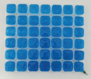 Blue <b>Gel</b> Seat Cushion <b>Cooling</b> Massage Wheelchair Seat Adjustable Positioning Support <b>Pad</b> for Wheelchair Use - Product Image 5