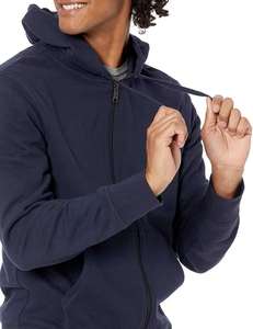 Custom Men's 100% Cotton <b>Zip</b> Up Hoodie Full Zipper <b>Hooded</b> Sweatshirt Casual Streetwear Custom Logo OEM ODM Wholesale - Product Image 4