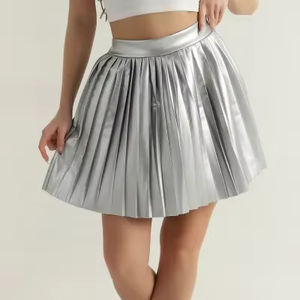 กระโปรงผู้หญิงปี 2024 สไตล์ใหม่ ดีไซน์สวยที่สุด กระโปรงผู้หญิงลายพิมพ์สไตล์ซัน ราคาถูก กระโปรงเอวสูงสีพื้น - Product Image 1