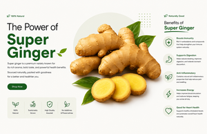 Premium Super <b>Ginger</b> <b>Fresh</b> Root Export Quality Natural Spice for Food Beverage and Wholesale Supply - Product Image 4