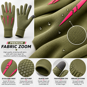 Gants d'hiver imperméables en gros, gants thermiques coupe-vent à doigts complets pour la pêche et la chasse, pour hommes et femmes - Product Image 3