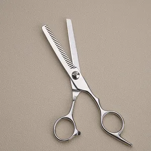 Ensemble de ciseaux de coiffure professionnels, ciseaux droits et ciseaux à effiler pour usage en salon de coiffure - Product Image 6